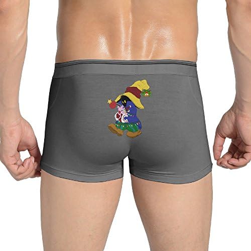 NHK Sexy Vivi Final Fantasy Christmas Seamless Stretchable Boxer Briefs For Fashionable Men Ash 3X