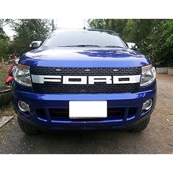 Amazon Com New Raptor Front Matte Black Hood Grille Led