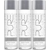 Pure by Gloss Body Wash - Luxurious Cleansing, Purifying & Moisturizing Liquid Soap for All Skin Types - Fresh Lemon Scent - 8.7oz, 3 Pack