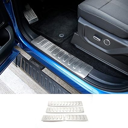 Amazon Com Nicebee Stainless Steel Car Scuff Plate Door