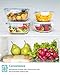 Royal Glass Food Storage Containers - 10-Piece Set - BPA Free and Microwave Safe with Lids - Perfect for Meal Prep