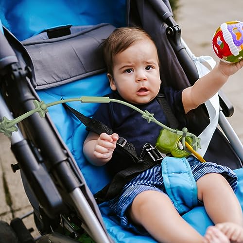 Toy Safety Straps MORIBOX Adjustable Silicone Pacifier Clips for