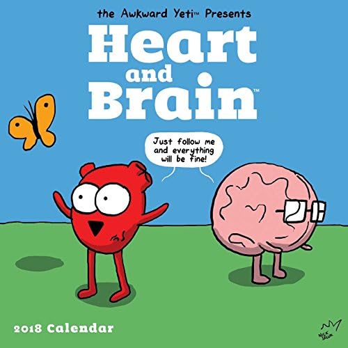 Heart and Brain 2018 Wall Calendar Calendar – Wall Calendar, May 30, 2017