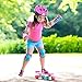 Kids Child Bike &Skateboard Helmet， With LED Warning Light Adjustable ASTM CPSC Safety for Scooter Rollerblading Inlineskating Cycling Balance Mutli-sport for Girls/Boys 3-8 Year old Toddler