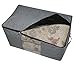 iwill CREATE PRO 91L Jumbo Polyester Storage Organizer Bag, Waterproof Household Containers for Closet, Sheves for Clothes, Sweaters, Comforters, Blankets, Light Grey