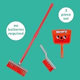 Casdon Henry Brush Set Child Cleaning Toy 3-Piece Broom Dustpan Brush view 2