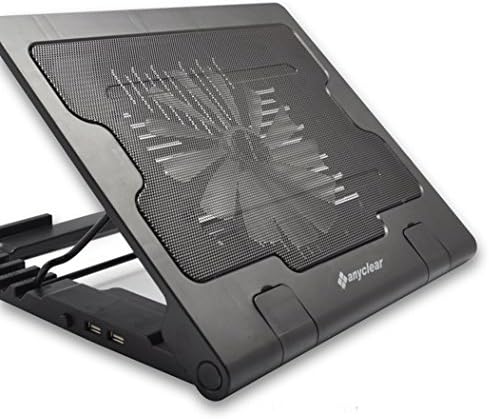 Anyclear PDB NC-10 Notebook Cooling Pad 175mm Fan, 6Step Angle Control, USB Power, LED, Low noise