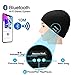 Bluetooth Beanie Hat Headphones | Bluetooth 5.0V Wireless Winter Hats | Cap with Detachable Built-in Mic and Speakers | Hands-Free for Outdoor Sports | Unique Christmas Gift | Unisex