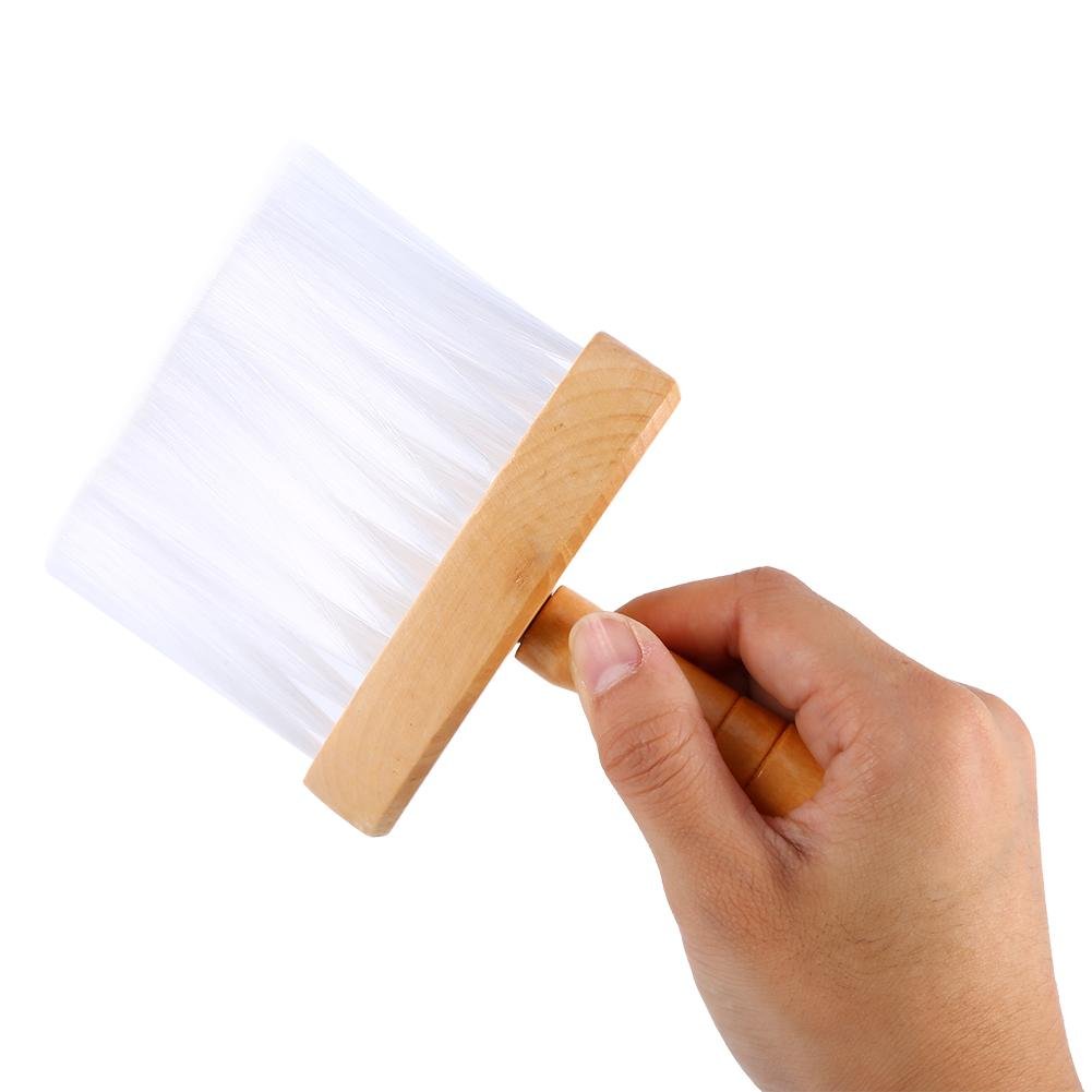 Neck Duster, Hair Sweep Brush, Professional Barber Neck Duster Soft Cleaning Hairbrush, Barber Hair Neck Duster Brush, Salon Haircut Make Up Face Cleaning Brushes for barbers and hairdressers