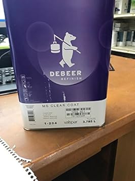 Debeer Refinish Ms Clear Coat 1 204 Paint Body Trim Amazon Canada