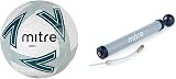 Mitre Impel Training Football With Pump Size 3 White Green Black