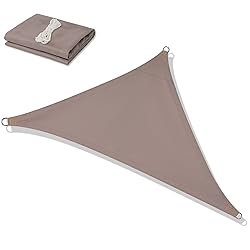 Jneaicn Shade Sail Waterproof Sun Canopy Triangle