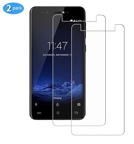 yueer Panzerglas Schutzfolie für Cubot R9,[Anti- Kratzer] [Ultra Clear] Panzerglasfolie Displayschutzfolie Folie für Cubot R9