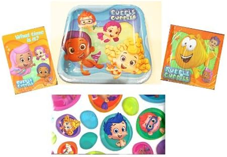 Bubble Guppies Table Cover, Plates, Napkins and Birthday Invitations &amp; Thank You Party Pack by America Greetings