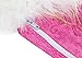 Kimring Women's Luxurious Mrs Claus Valentines Marabou Trim Overbust Corset Top