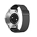 Shangpule Replacement Bands for Withings Nokia Steel HR Tracker, Stainless Steel Metal Bracelet Strap for Withings Nokia Steel HR 40mm/36mm (Milanese Black, 40mm)