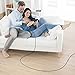 iPhone Charger Cable (6ft) Apple Certified Lightning Cable for iPhone X / 8 / 7 / 7 Plus / 6 / 6 Plus / 5S (Black) by PowerUp