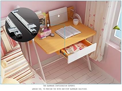 35mm Muted Slide Furniture Hardware Drawer Rail Computer Desk