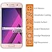 [2-Pack] Galaxy A3(2017) Tempered Glass Screen Protector, ZeKing 0.33mm 2.5D Edge 9H Hardness [Anti Scratch][Anti-Fingerprint] Bubble Free, Lifetime Replacement Warranty