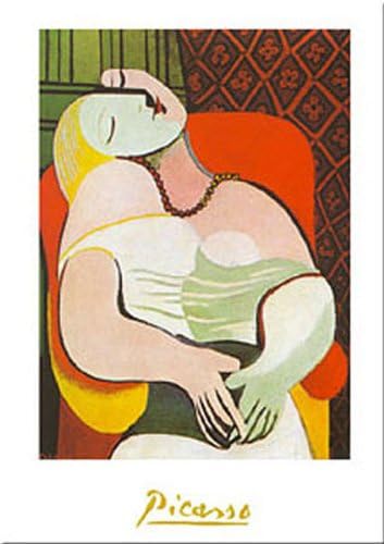 The Dream by Pablo Picasso 28 X 20 Art Print Poster