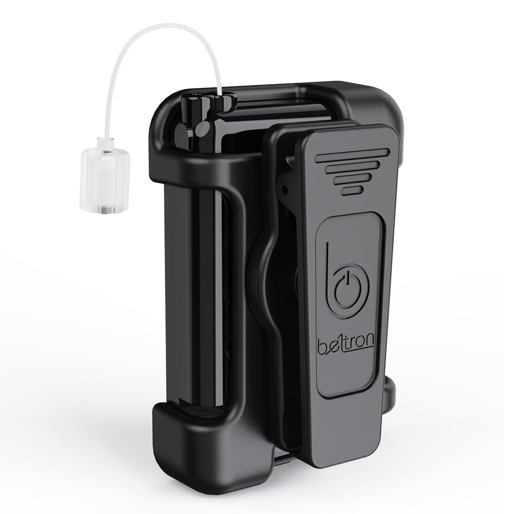 BELTRON Belt Clip for Tandem t:Slim X2 Pump (Strong & Durable Rotating Clip Case for Tandem Diabetes Care TSlim X2 Insulin Pump) - Black