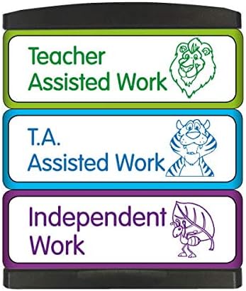 Teacher T.A. Independent Work 3-in-1 Stack & Stamp School Marking Stamper - Primary Teaching Services