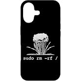 Linux - Funny Linux Gift Command Sudo RM RF for Men Women Case for iPhone 17