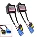 Xenon HID Light Conversion Kit Anti-flicker Decoder Warning Canceller Capacitor Hid Ballast Error Code Eliminator(Pack of 2)