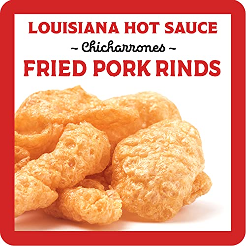 Golden Flake Pork Rinds, Louisiana Hot Sauce (3 oz Bags, 16 Count