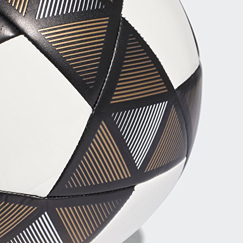 image for adidas Predator Glider Soccer Ball, Black/White/Copper, Size 5, unisex