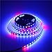 Aclorol WS2812B Individually Addressable RGB LED Strip 5M 60 Pixels/M 5V Programmable 16.4ft 300 Pixels WS2812 Strip Lighting Black PCB Non-Waterproof