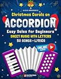 Christmas Carols on Accordion - Easy Solos for