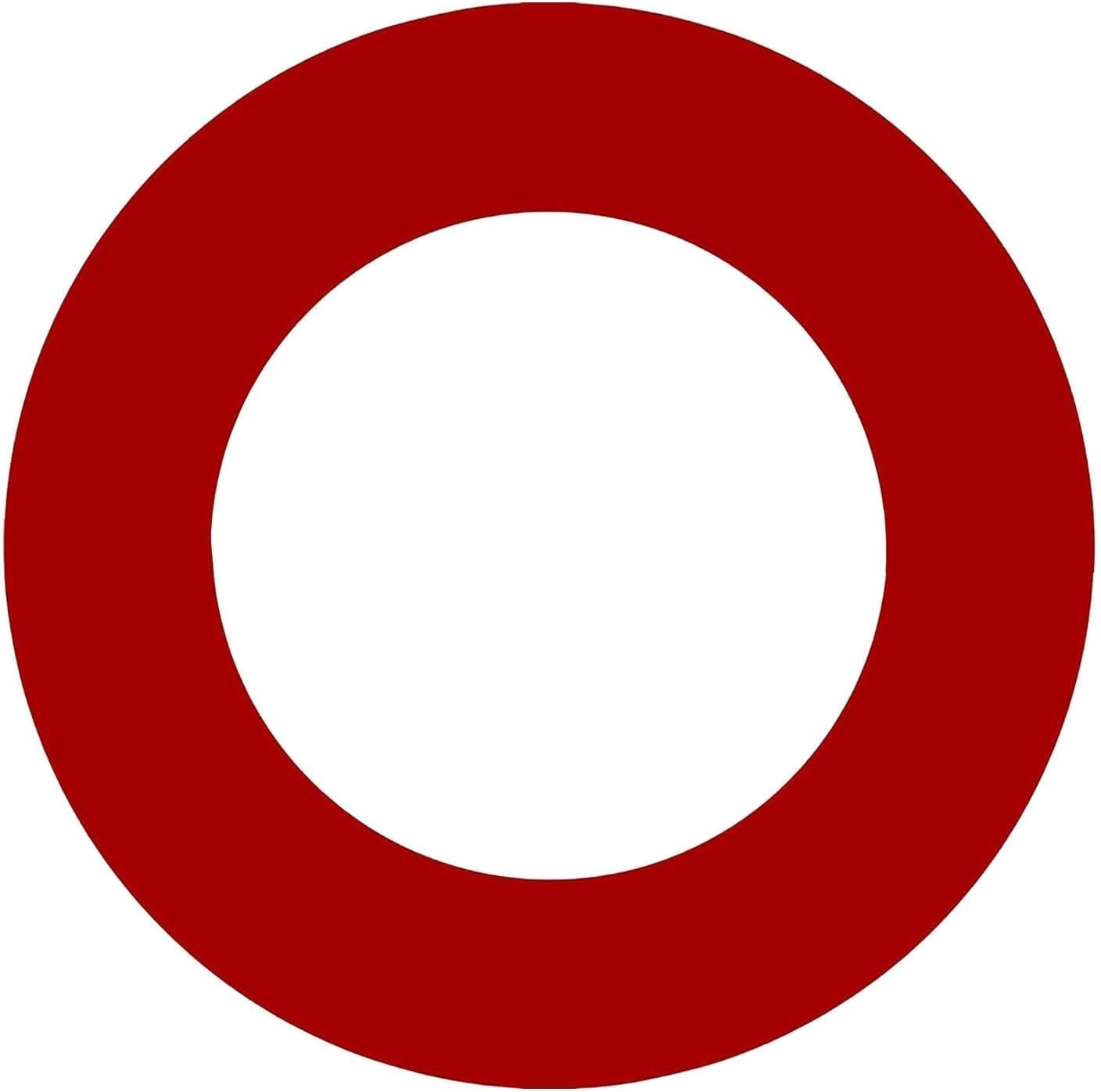 Sobeta Dart Board Surround Ring Red, 28.5'' Round Dart Board Wall Protector, High Density Self-Healing EVA Foam Dart Backboards, Easy to Install Darts Mats for Dart Games, RQ7VBV1SV52JRGG1CS7