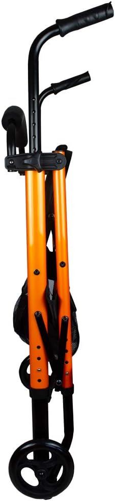 Mobiclinic®, Folding Lightweight Walker, Nerón, Rollator, with Seat and Backrest, Wheels and Non-Slip Tips, Height Adjustable - Image 4