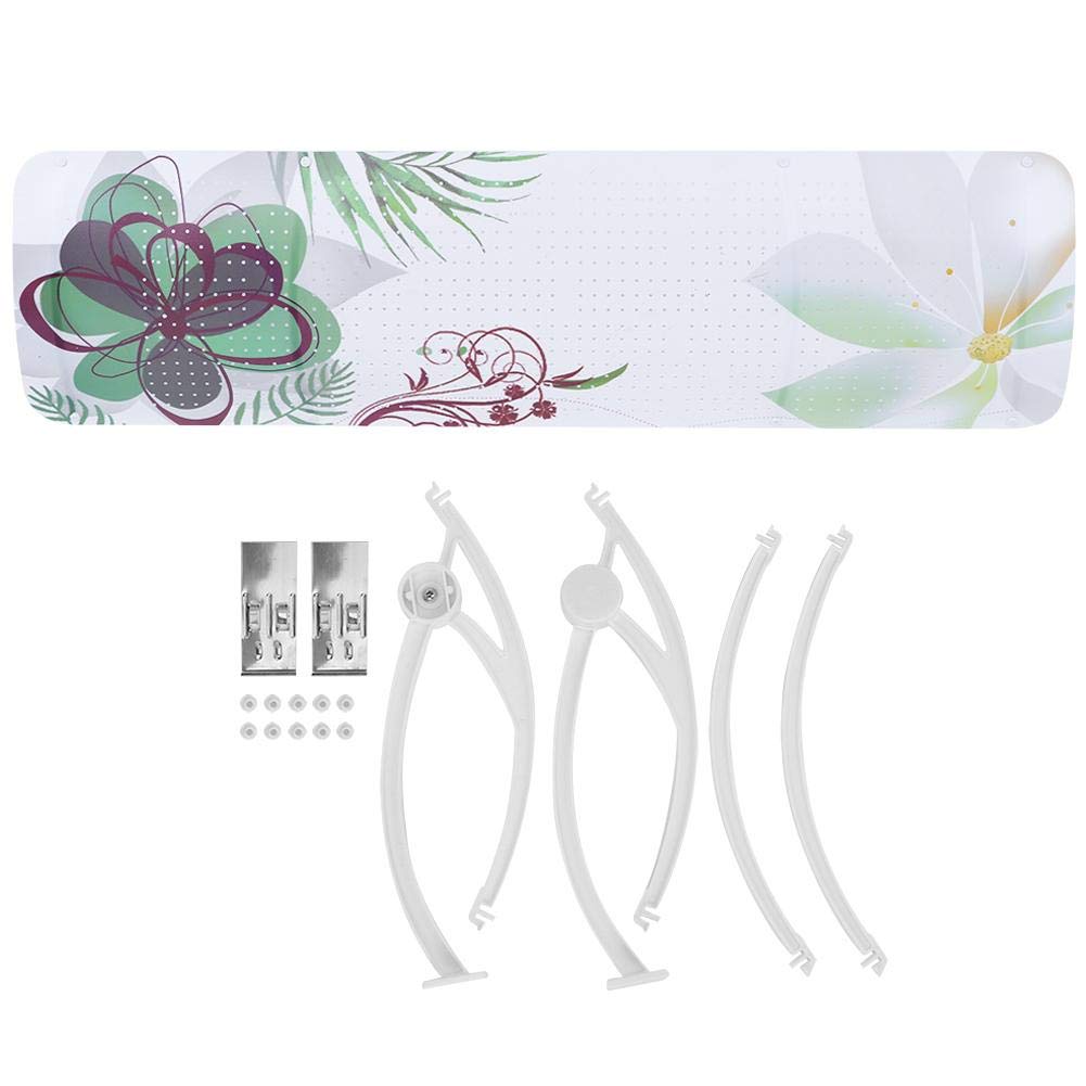 Windproof Screen - Air Conditioner for Home Use Wind Cover Cold Wind Deflector Board Adjustable Angle (C)