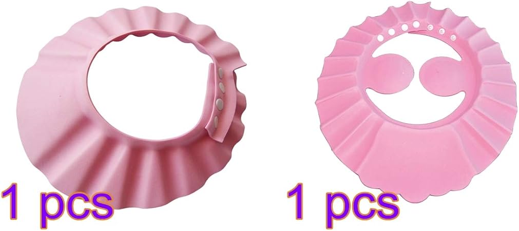 Yardwe 2 Pcs Bebe Chapeau De Douche Shampooing Baignade Proteger Cap Laver Bouclier Cheveux Sans Protections Auditives Securite De La Salle De Bain Securite