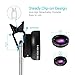 Cell Phone Camera Lens TURATA 2 in 1 Professional HD Camera Lens Kit 0.45X Super Wide Angle & 12.5X Macro Lens for iPhone 8 7 6s 6s Plus 6 Plus 5s & Most Smartphone, Tablet