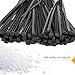 GOOACC Heavy Duty 8 Inch, Ultra Strong Plastic Multi-Purpose Cable Zip Ties 100-Pack, Black
