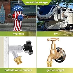 SUNGATOR Anti Siphon Valve, 6-Pack Hose Bib Vacuum