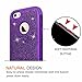 LeYi for iPhone SE Case(2016), iPhone 5 /iPhone 5S Case with Tempered Glass Screen Protector [2 Pack], Glitter Bling Girls Women Heavy Duty Protective Case for iPhone 5S/5/SE Purple