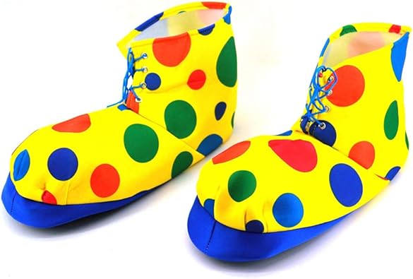 yellow polka dot shoes