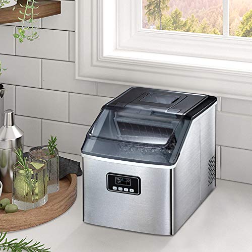 TAVATA Countertop Ice Cube Maker, Portable Icemaking Machine Made of