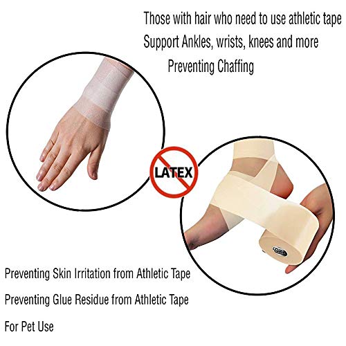 OBTANIM 4 Rolls Foam Underwrap Bandage PreWrap Sports Tape for