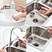 Drain Snake, Justdolife 6 Pcs Hair Drain Clog Remover Sink Cleaning Tool (3 Stainless Steel + 3 Plastic)