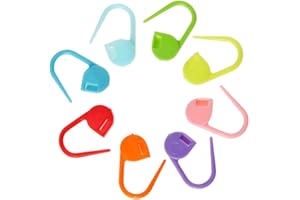 Pin Lock Pin Stitch Marker Counter Knitting Reusable Plastic Ring Crochet Colourful 100 Pieces/Set Clever