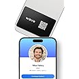 Digital Business Card by Wave - NFC Business Card with Smart Tap for Back of Phone - QR Code & NFC tag to Exchange Professional Contact Info, Social Media, Websites, and More (iPhone and Android)