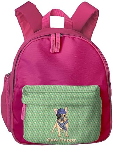 Frenchie Cute Puppy 3D Print Girls Children Shoulder Bag School Backpack