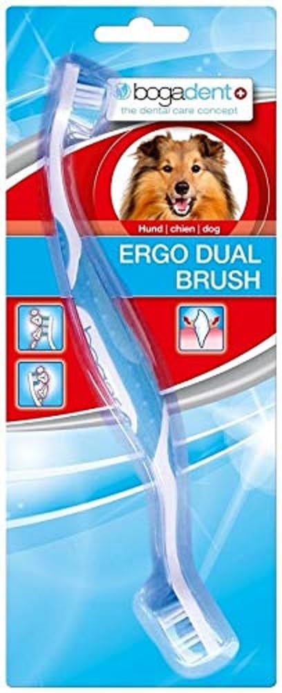 Bogadent Bogar AG Ergo Dual Brush for Dogs