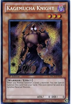 Yugioh Prc1 En014 1st Ed Kagemucha Knight Secret Rare Card Yu Gi Oh Single Card Amazon Fr Jeux Et Jouets
