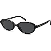VANLINKER Retro Oval Polarized Sunglasses for Women Small Narrow 90s Trendy Y2k Shades VL9890